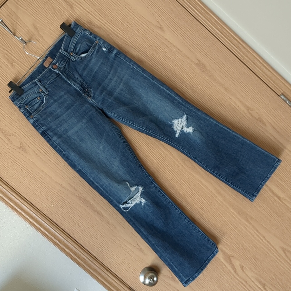 MOTHER denim The Outside Crop